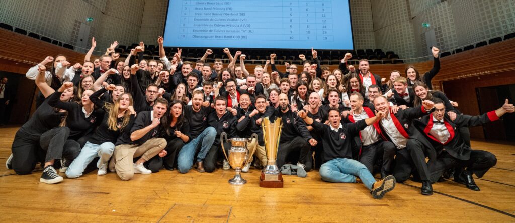 Victoires des formations A et B lors du Championnat suisse 2023 à Lucerne (Photo 360DSM)